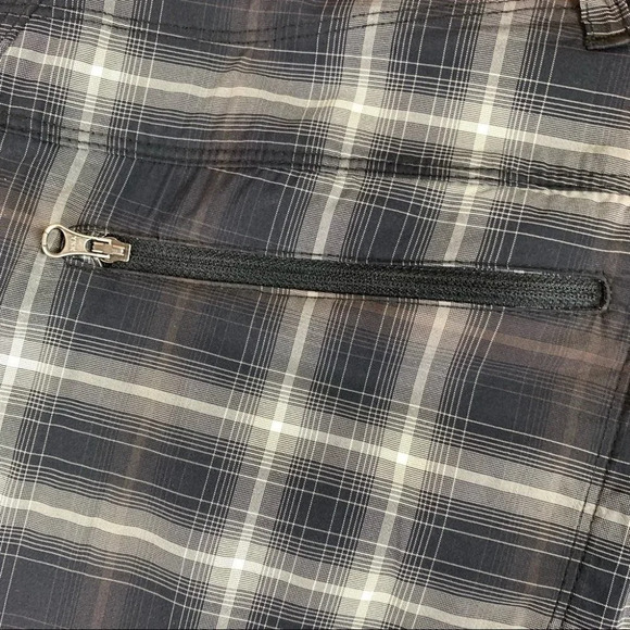 Avia Black and Gray Plaid Athletic Shorts - Picture 10 of 10